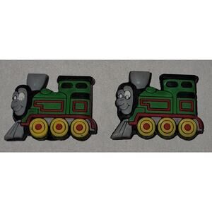 (Two) Thomas The Train Percy Green Train Croc Charm Jibbitz Brand New